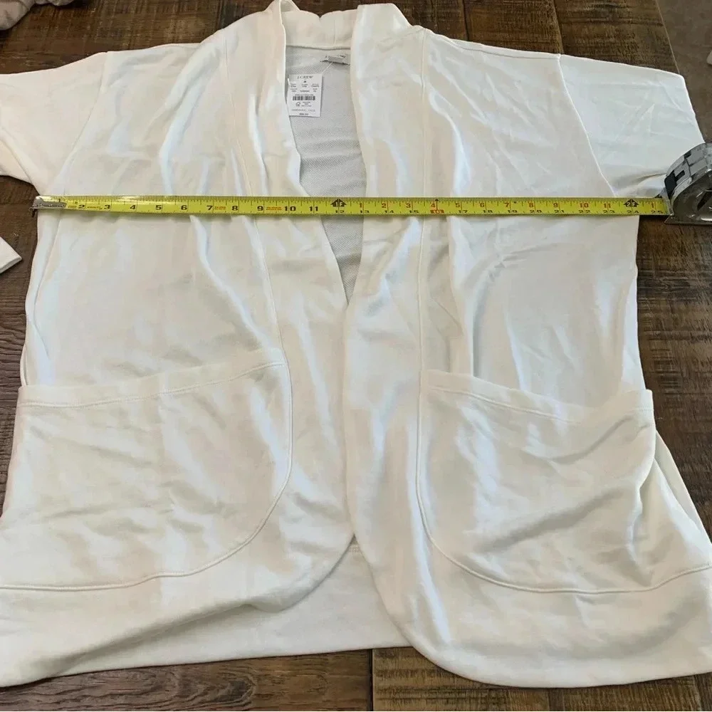 NEW J Crew Cream/Off white Knit Wrap Cardigan Sweater-XL - Picture 6 of 7